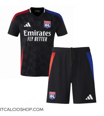 Olympique Lyonnais Seconda Maglia Bambino 2024-25 Manica Corta (+ Pantaloni corti)